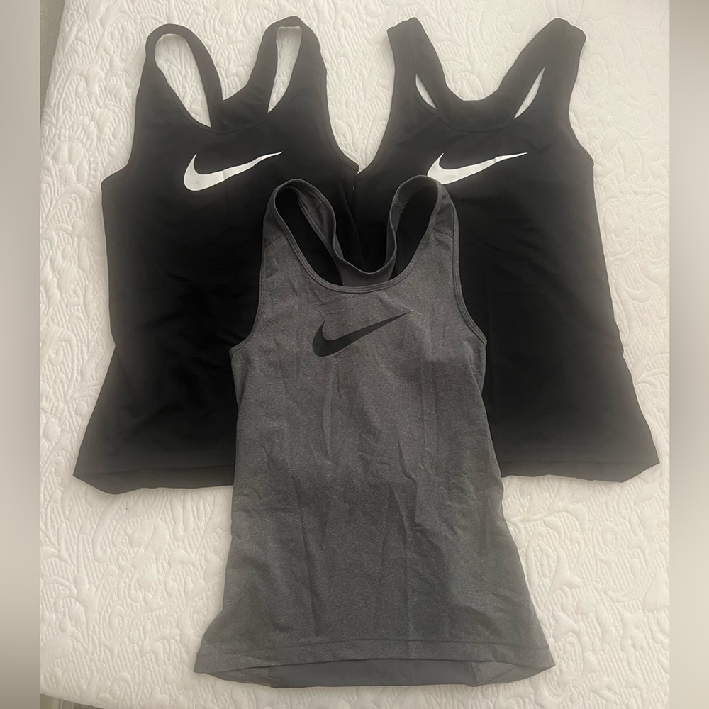 Bundle of 3 Nike Pro Dri-fit athletic tops